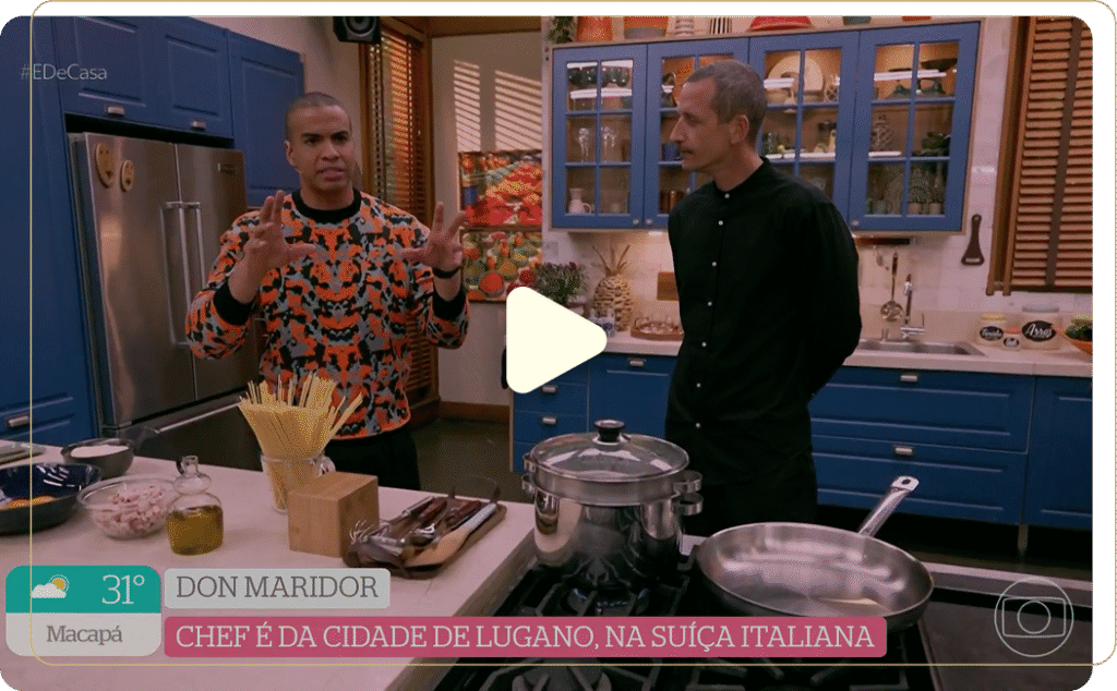 Vídeo O Macaró na TV Globo